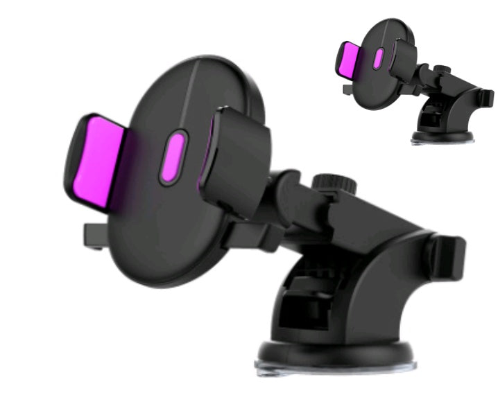 Telescopic Car Phone Holder, 360 Degree Dashboard Mount