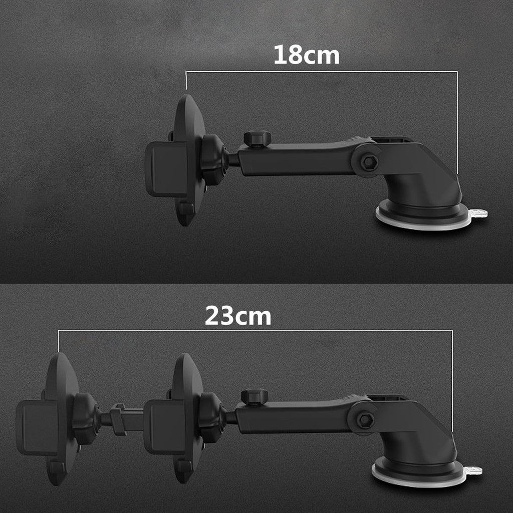 Telescopic Car Phone Holder, 360 Degree Dashboard Mount