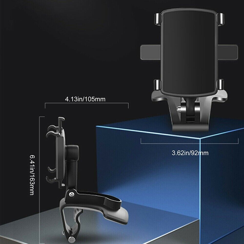 Universal Car Dashboard Phone Mount, Clamp and Cradle Style