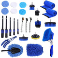 26-Piece Car Detailing Brush Kit with Drill Brushes