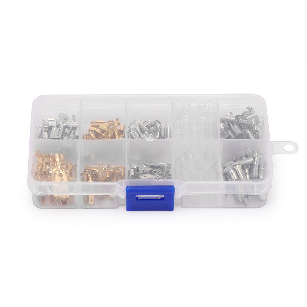 150-Piece Car Wire Connector Kit, 6.3mm and 2.8mm