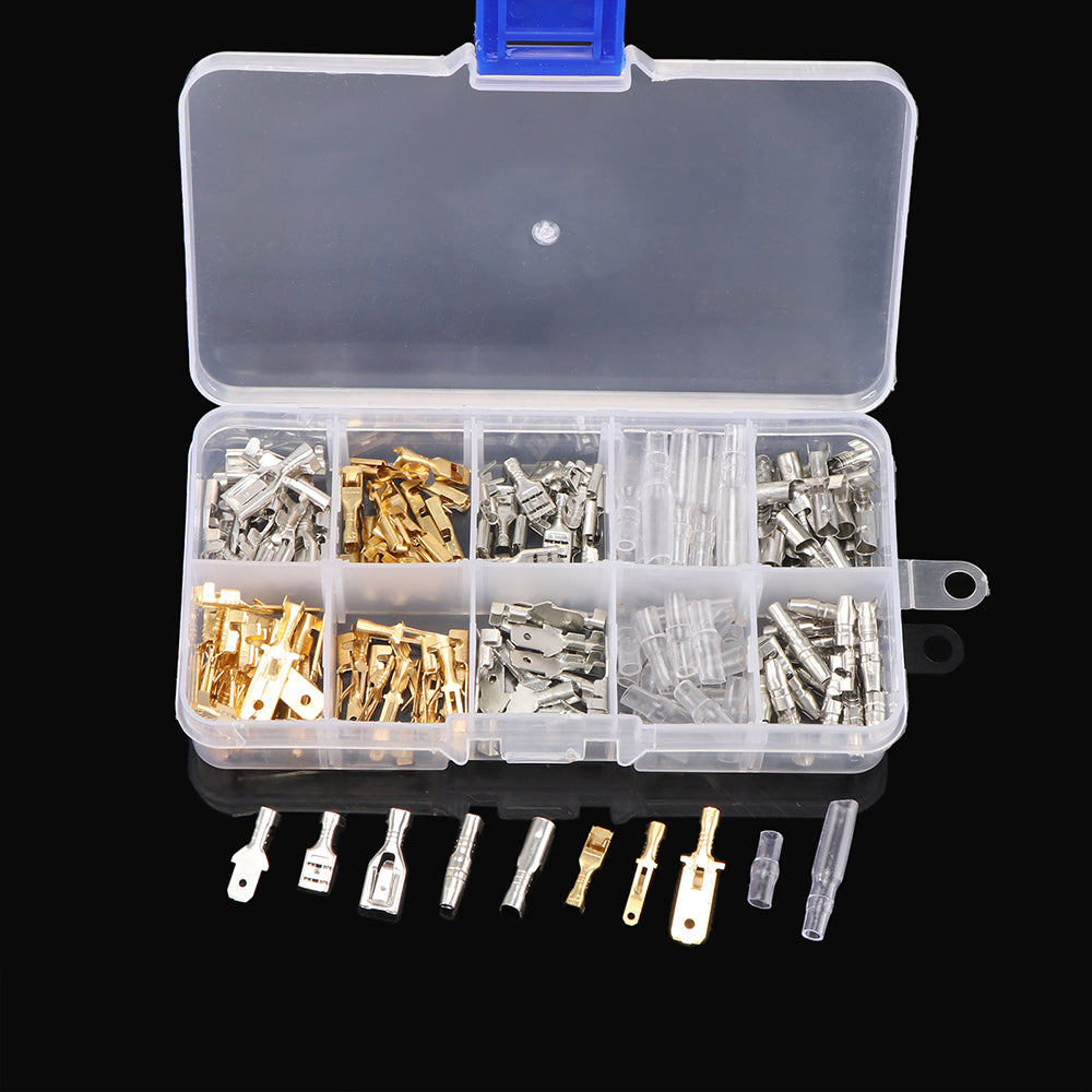 150-Piece Car Wire Connector Kit, 6.3mm and 2.8mm