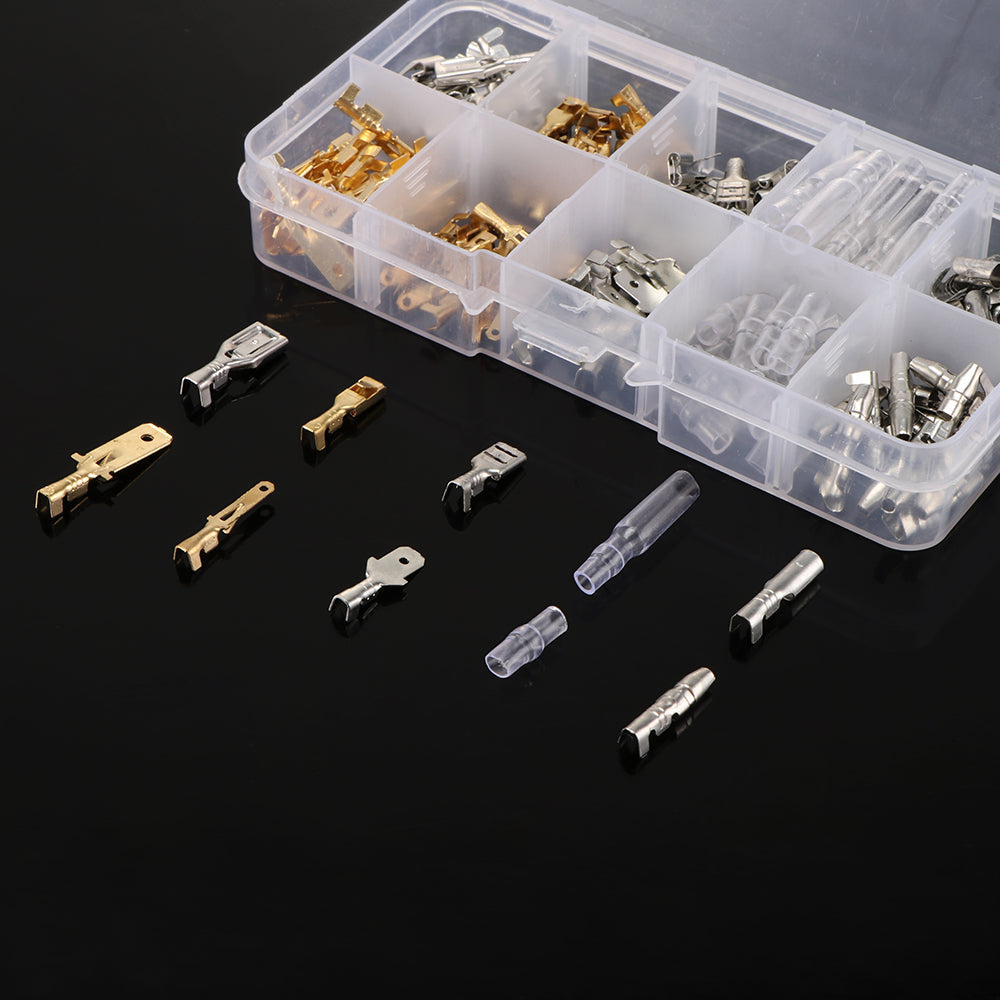 150-Piece Car Wire Connector Kit, 6.3mm and 2.8mm