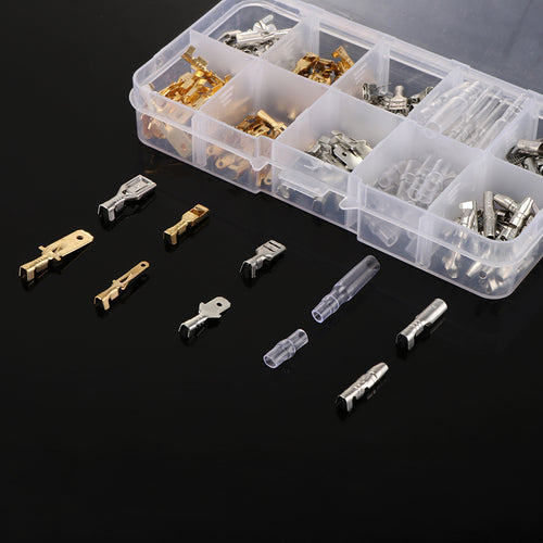 150-Piece Car Wire Connector Kit, 6.3mm and 2.8mm
