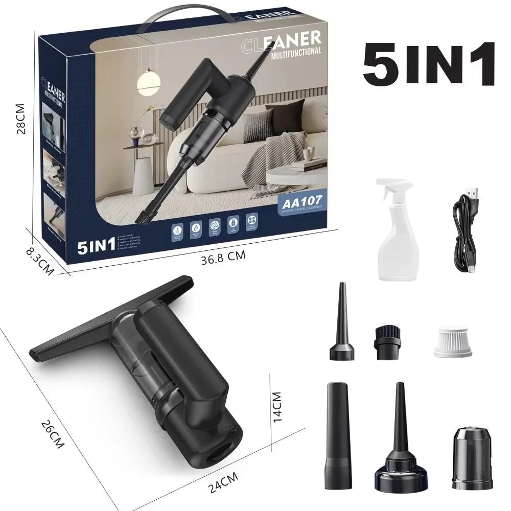 5-in-1 Handheld Car Vacuum Cleaner