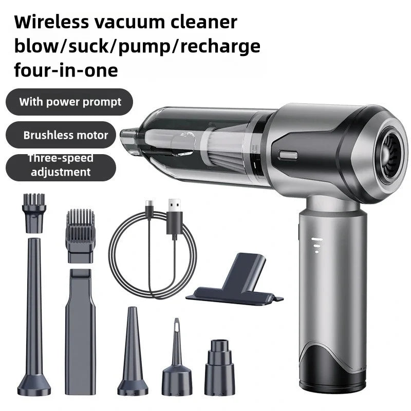 4-in-1 Wireless Car Vacuum, Inflator &amp; Air Blower