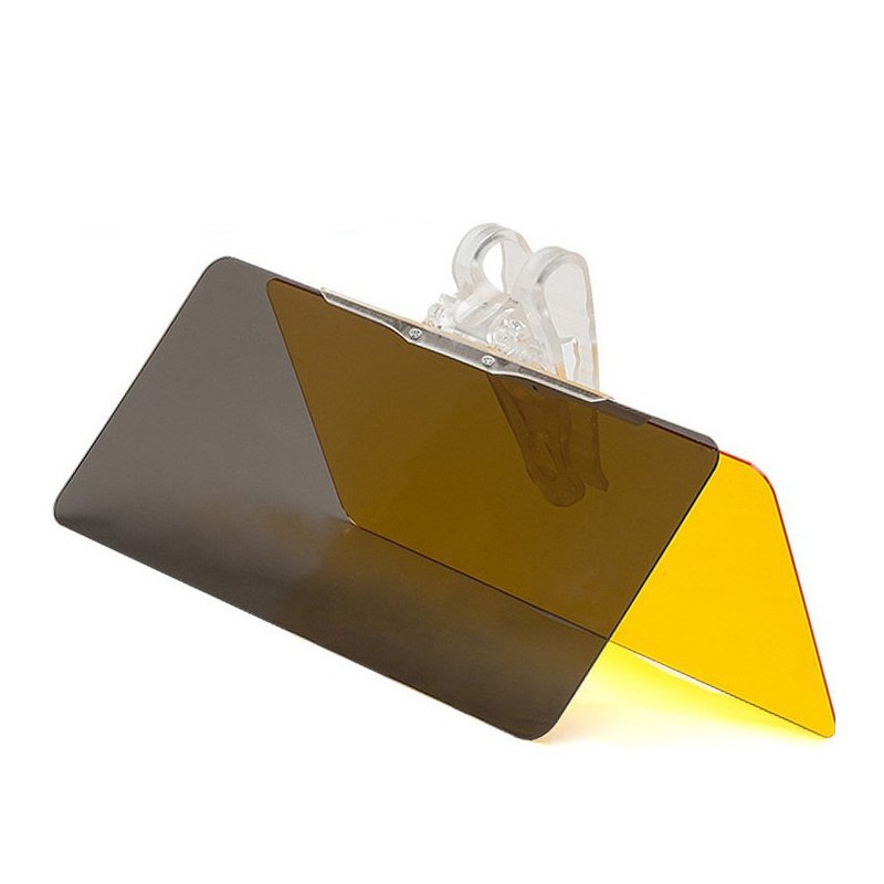 See-Through Anti-Glare Sun Visor