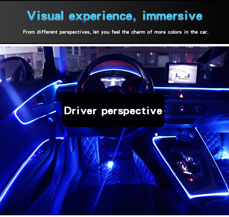 RGB Car Interior Atmosphere Lamp with App &amp; Remote Control