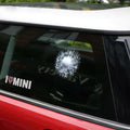 3D Golf Ball Window Crack Sticker